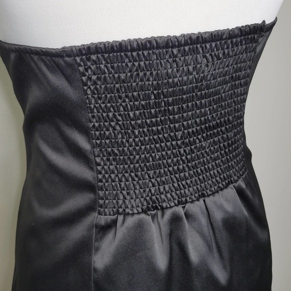 Lane Bryant Black Strapless Embellished Satin Corset Top Women Size 18 - Picture 8 of 9